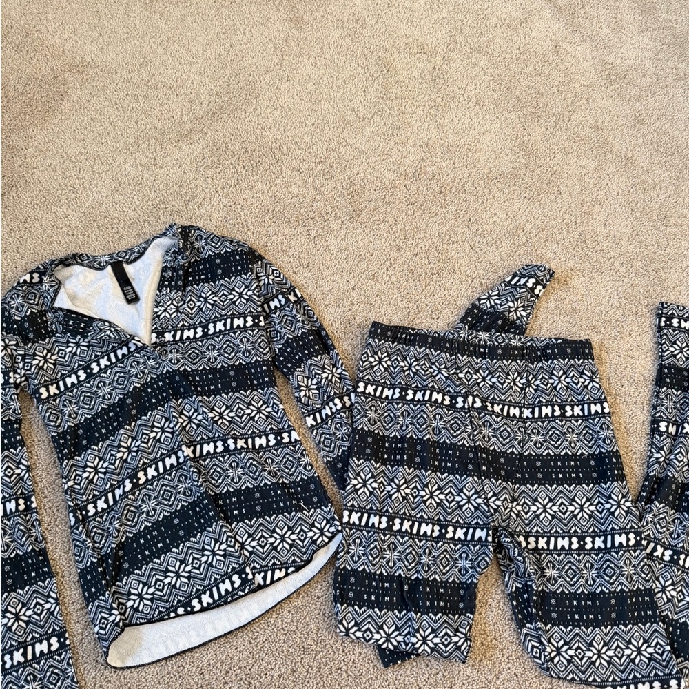 SKIMS holiday Pajama Set